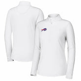Buffalo Bills Women's Sport Playa Vista IslandZone Quarter-Zip Jacket - White discount