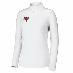 Tampa Bay Buccaneers Women's Sport Playa Vista IslandZone Quarter-Zip Jacket - White cheap