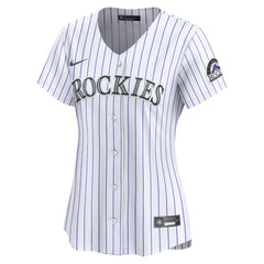 Colorado Rockies Women's Home Limited Jersey White