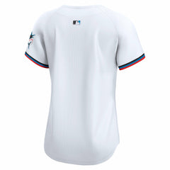 Miami Marlins Women's Home Limited Jersey White