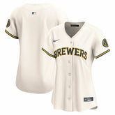 Milwaukee Brewers Women's Home Limited Jersey Cream