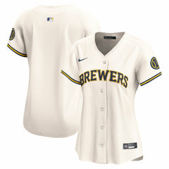 Milwaukee Brewers Women's Home Limited Jersey Cream