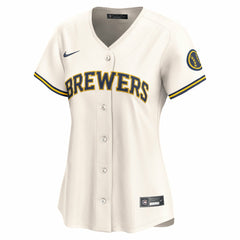 Milwaukee Brewers Women's Home Limited Jersey Cream