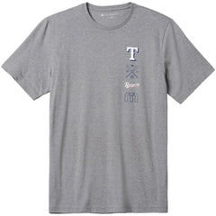 Texas Rangers TravisMathew Sunset Slam T-Shirt Gray