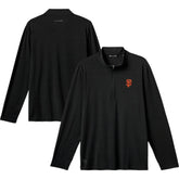 San Francisco Giants TravisMathew The Heater Quarter-Zip Pullover Top Black