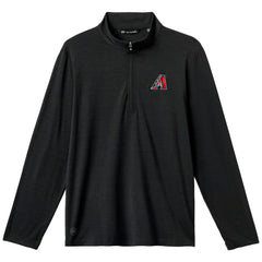 Arizona Diamondbacks TravisMathew The Heater Quarter-Zip Pullover Top Black