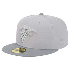 Atlanta Falcons New Era Iron Cloud 59FIFTY Fitted Hat - Gray/Graphite sale