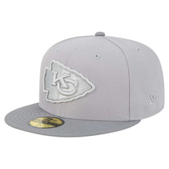Kansas City Chiefs New Era Iron Cloud 59FIFTY Fitted Hat - Gray/Graphite for sale