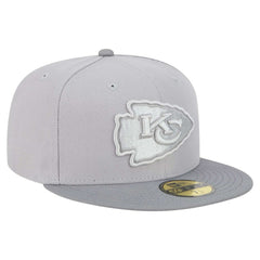 Kansas City Chiefs New Era Iron Cloud 59FIFTY Fitted Hat - Gray/Graphite for sale