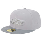 New York Jets New Era Iron Cloud 59FIFTY Fitted Hat - Gray/Graphite online