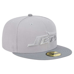 New York Jets New Era Iron Cloud 59FIFTY Fitted Hat - Gray/Graphite online