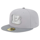 Cincinnati Bengals New Era Iron Cloud 59FIFTY Fitted Hat - Gray/Graphite discount