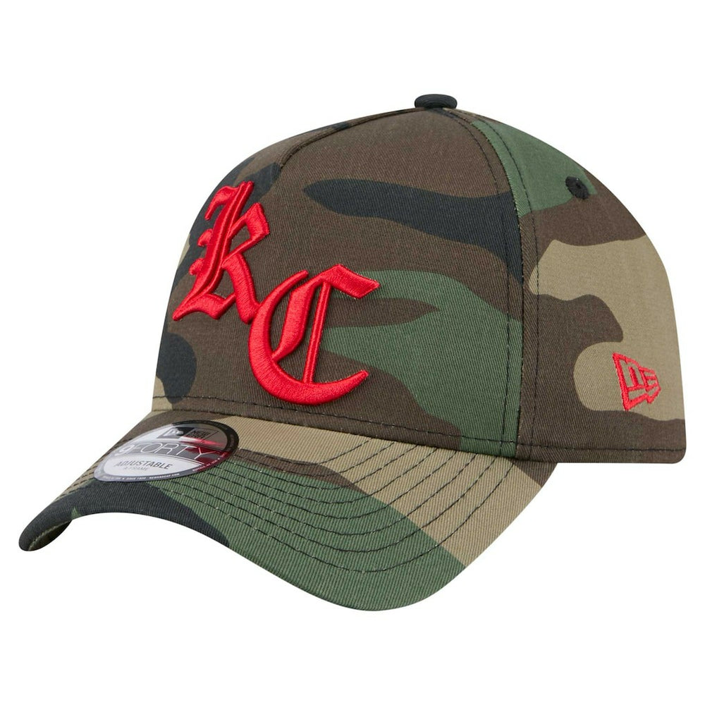 Kansas City Chiefs New Era Mystic Camo A-Frame 9FORTY Adjustable Hat - Camo sale