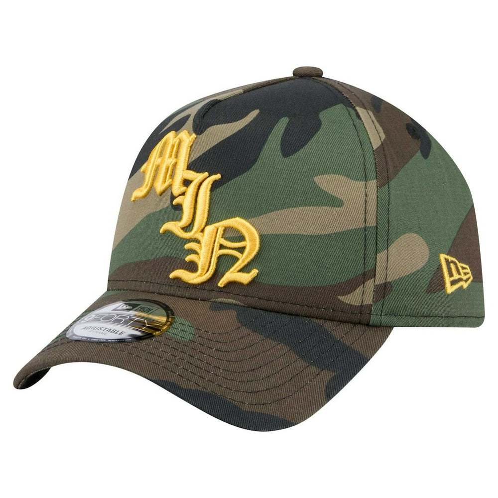 Minnesota Vikings New Era Mystic Camo A-Frame 9FORTY Adjustable Hat - Camo on sale