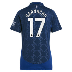 Alejandro Garnacho Manchester United Women's 2024/25 Away Replica Player Jersey - Navy discount