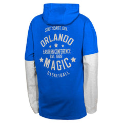 Orlando Magic Youth Small Ball Long Sleeve Hoodie T-Shirt - Blue for sale