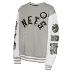 Brooklyn Nets Youth Star Treatment Pullover Sweatshirt - Gray for sale