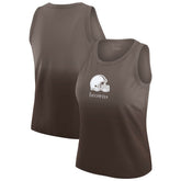 Cleveland Browns WEAR by Erin Andrews x Gracie Hunt Women's Ombre Tank Top - Brown on sale