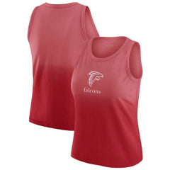 Atlanta Falcons WEAR by Erin Andrews x Gracie Hunt Women's Ombre Tank Top - Scarlet on sale