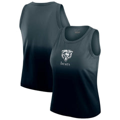 Chicago Bears WEAR by Erin Andrews x Gracie Hunt Women's Ombre Tank Top - Navy outlet