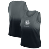 Cincinnati Bengals WEAR by Erin Andrews x Gracie Hunt Women's Ombre Tank Top - Black for sale