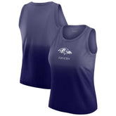 Baltimore Ravens WEAR by Erin Andrews x Gracie Hunt Women's Ombre Tank Top - Purple online