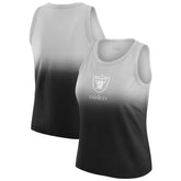 Las Vegas Raiders WEAR by Erin Andrews x Gracie Hunt Women's Ombre Tank Top - Black sale