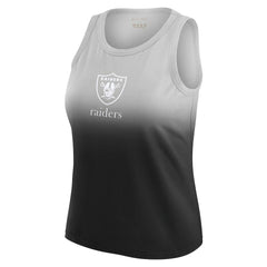 Las Vegas Raiders WEAR by Erin Andrews x Gracie Hunt Women's Ombre Tank Top - Black sale
