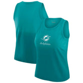 Miami Dolphins WEAR by Erin Andrews x Gracie Hunt Women's Ombre Tank Top - Aqua online
