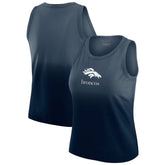 Denver Broncos WEAR by Erin Andrews x Gracie Hunt Women's Ombre Tank Top - Navy sale