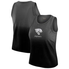Jacksonville Jaguars WEAR by Erin Andrews x Gracie Hunt Women's Ombre Tank Top - Black cheap