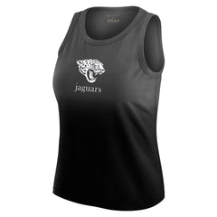 Jacksonville Jaguars WEAR by Erin Andrews x Gracie Hunt Women's Ombre Tank Top - Black cheap