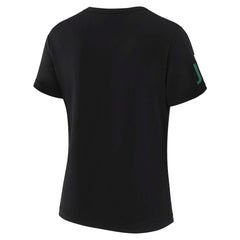 New York Jets WEAR by Erin Andrews x Gracie Hunt Women's Draft Me Lace-Up T-Shirt - Black discount
