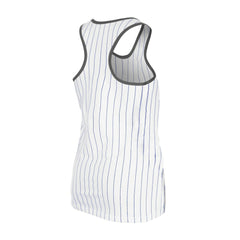 Los Angeles Dodgers Women's Gameday Pinstripe Tank Top White