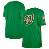 Washington Nationals St. Patrick's Day Shamrock Fill T-Shirt Kelly Green