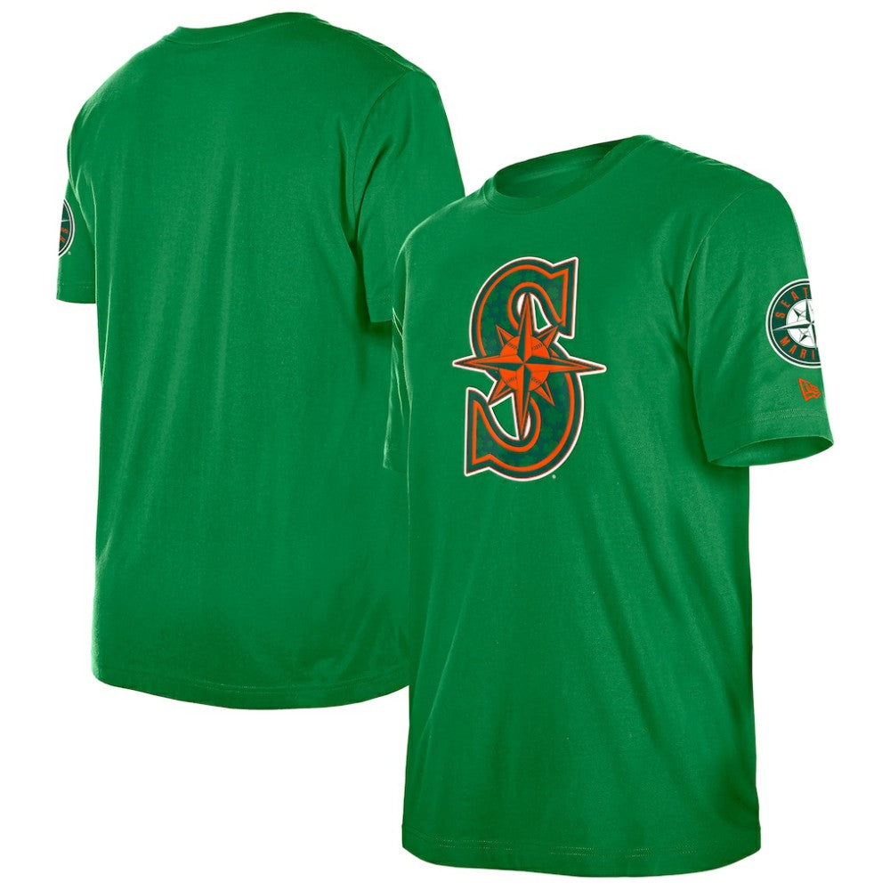 Seattle Mariners St. Patrick's Day Shamrock Fill T-Shirt Kelly Green