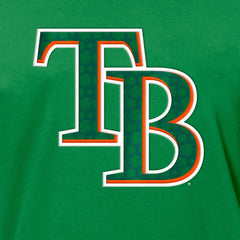Tampa Bay Rays St. Patrick's Day Shamrock Fill T-Shirt Kelly Green