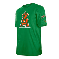 Los Angeles Angels St. Patrick's Day Shamrock Fill T-Shirt Kelly Green