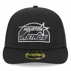 Houston Astros 2025 MLB Clubhouse Low Profile 59FIFTY Fitted Hat Black
