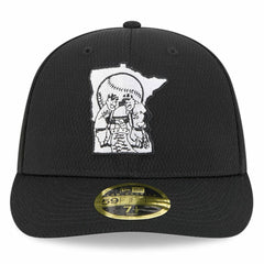 Minnesota Twins 2025 MLB Clubhouse Low Profile 59FIFTY Fitted Hat Black