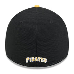 Pittsburgh Pirates 2025 MLB Clubhouse 39THIRTY Flex Hat Black/Gold