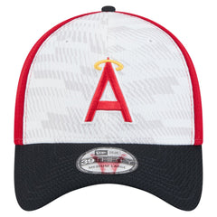 Los Angeles Angels 2025 MLB Clubhouse 39THIRTY Flex Hat Red/Navy