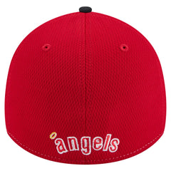 Los Angeles Angels 2025 MLB Clubhouse 39THIRTY Flex Hat Red/Navy