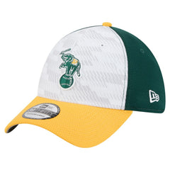 Athletics 2025 MLB Clubhouse 39THIRTY Flex Hat Dark Green/Gold