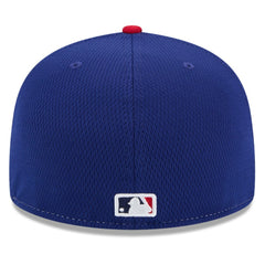 Texas Rangers 2025 MLB Clubhouse 59FIFTY Fitted Hat Royal/Red
