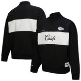 Kansas City Chiefs Women's Quarter-Zip Jacket - Black online