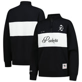 Green Bay Packers Women's Quarter-Zip Jacket - Black on sale