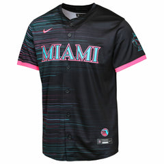 Miami Marlins Youth 2025 City Connect Limited Jersey Black