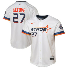 Jose Altuve Houston Astros Youth 2025 City Connect Limited Player Jersey White