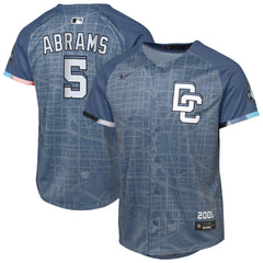 CJ Abrams Washington Nationals Youth 2025 City Connect Limited Player Jersey Blue